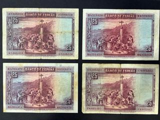 Billete 25 pesetas 1928
