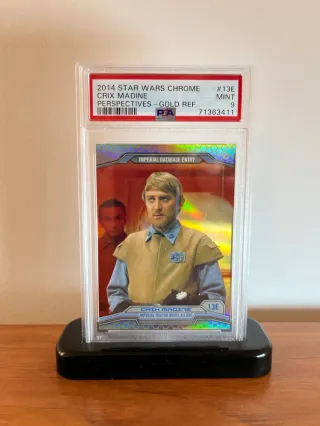 🚀 Topps Chrome Star Wars Crix Madine 👉 PSA 9