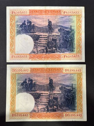 Billete 100 pesetas 1925