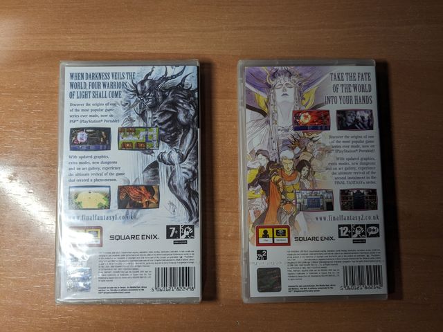 Precintados Final fantasy I y II UK PSP