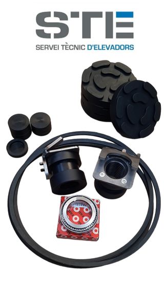 Tuerca y recambio elevadores Cascos