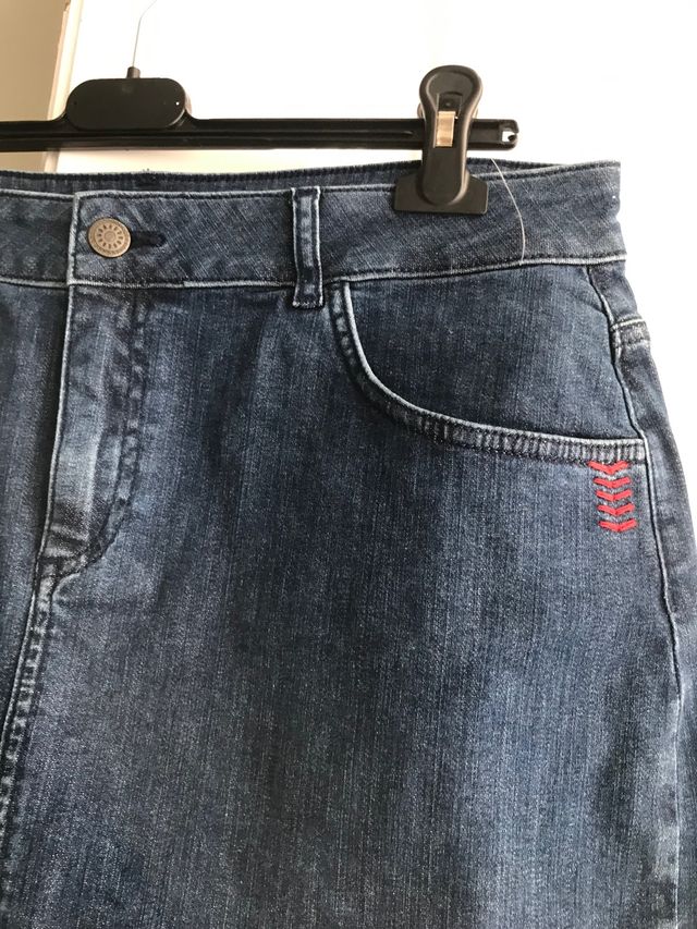 Minigonna jeans blu U Collection  taglia 46 nuova