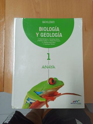 Libro Biología y Geología 1 Bach
