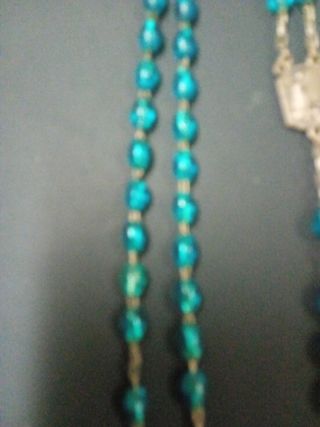 Rosario con virgen de Fátima y cristo