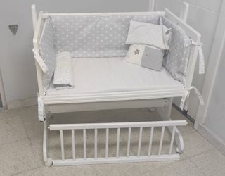 Cuna lecho vintage Madera Blanca Maison du Monde