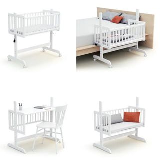 Cuna lecho vintage Madera Blanca Maison du Monde