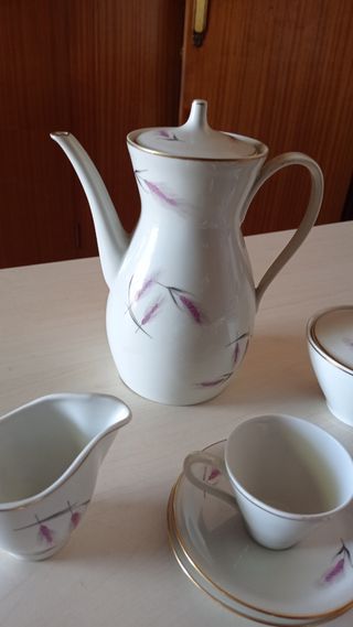 Juego de café de porcelana