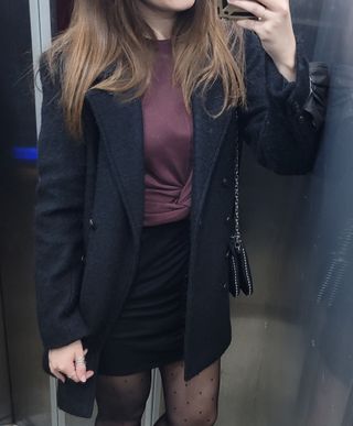 Abrigo negro Easy wear - el corte inglés