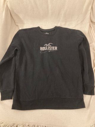 Sudadera Hollister negra talla L