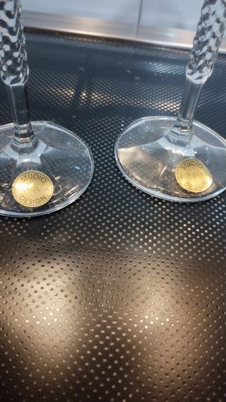 Copas cristal bohemia escudo Galicia