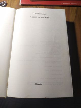 Libro, Garras de Astracán. Autor: Terenci Moix