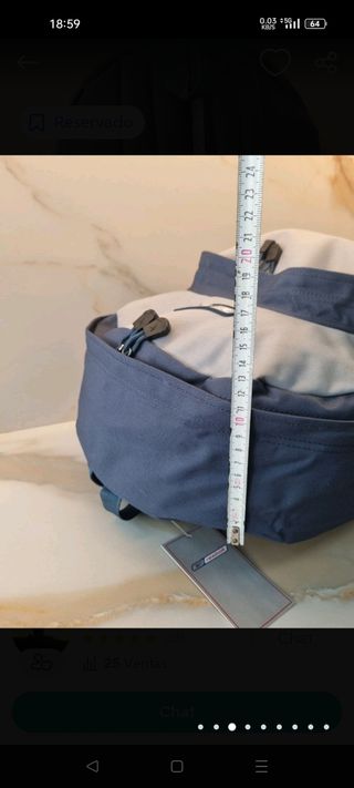 Mochila descatalogada Reebok acolchada a estrenar