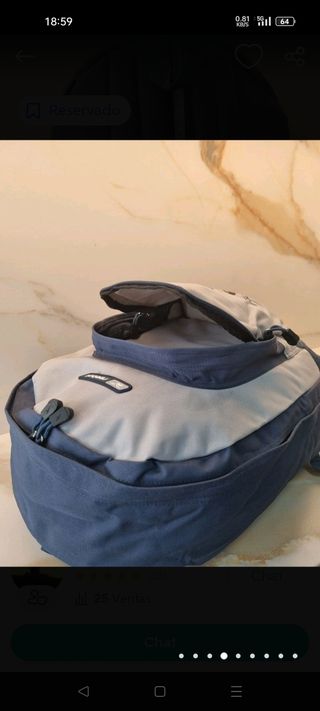 Mochila descatalogada Reebok acolchada a estrenar