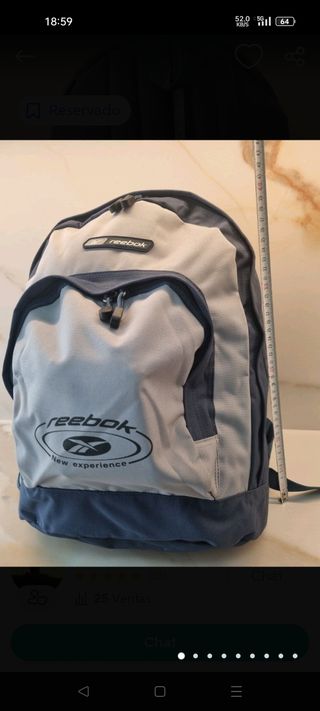 Mochila descatalogada Reebok acolchada a estrenar