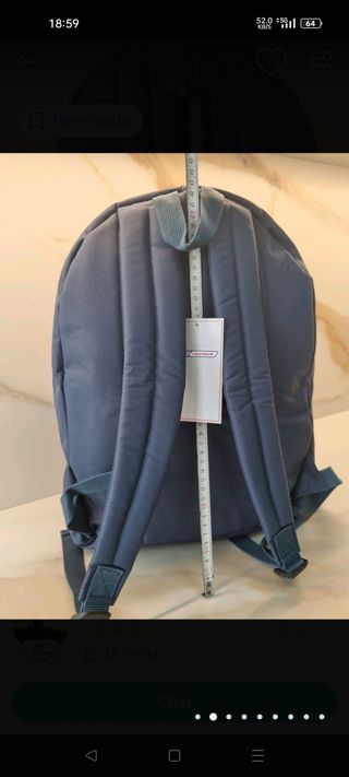Mochila descatalogada Reebok acolchada a estrenar