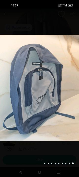 Mochila descatalogada Reebok acolchada a estrenar