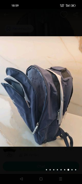 Mochila descatalogada Reebok acolchada a estrenar
