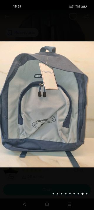 Mochila descatalogada Reebok acolchada a estrenar