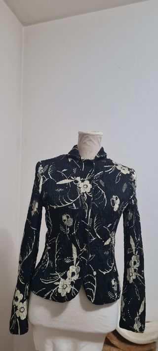 Moschino blazer leggero damascato tg M