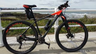 Bicicleta MTB de carbono.Talla L