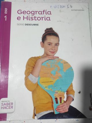 Libro Geografía e historia 1 ESO sant