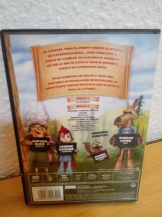 Dvd. La increible historia de CAPERUCITA ROJA