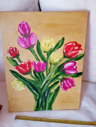 Oleos floral infantil LOTE 2