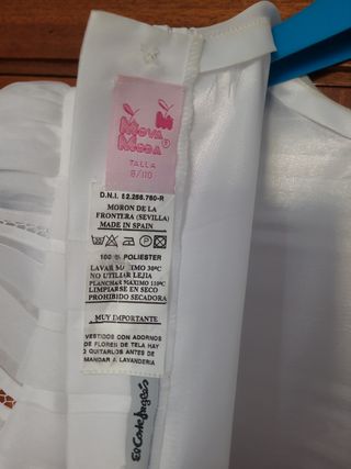 Vestido comunión  del corte inglés