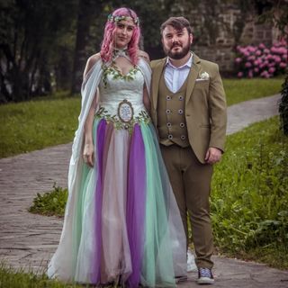 Vestido de novia fantasía