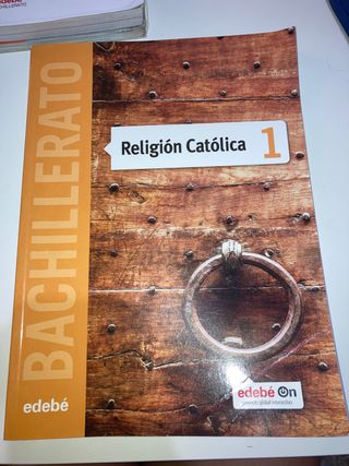 Libro de religión 1 de bachillerato, edebé