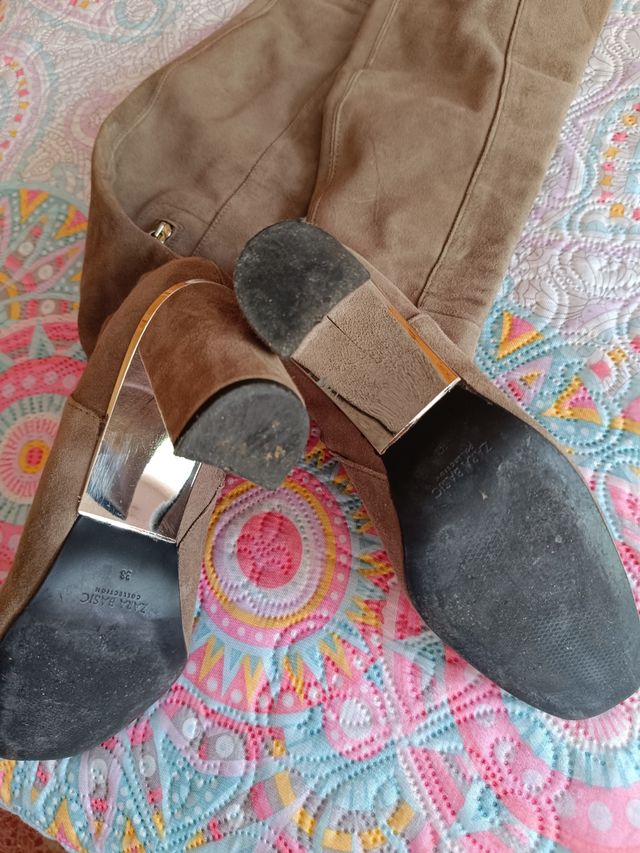 Botas ante gris Zara