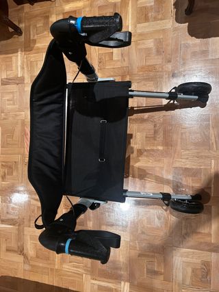 Andador AREBOS plegable de aluminio con ruedas