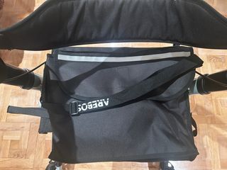 Andador AREBOS plegable de aluminio con ruedas