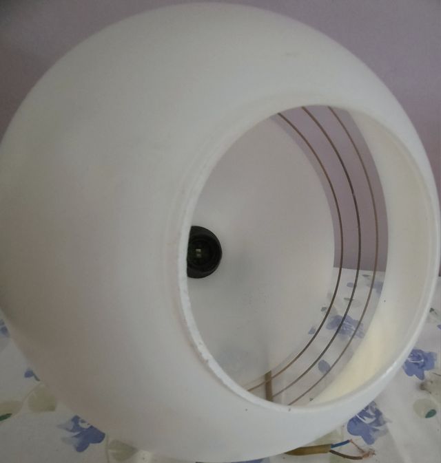 LAMPADARIO SOSPENSIONE IN VETRO SATINATO TEMPERATO