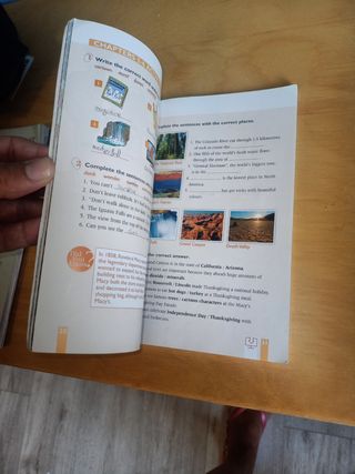 Libro en  ingles all about the Usa
