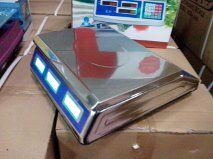 BALANZA BASCULA DIGITAL EN ACERO INOX COMPLETA 40K