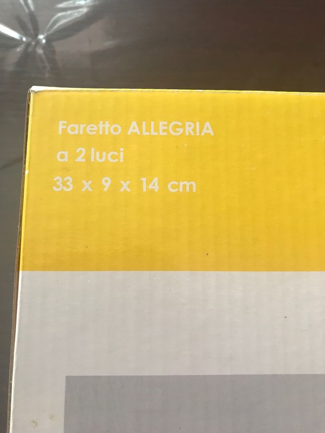 Faretti a 2 luci da parete nuovi