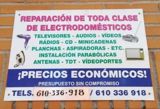 Reparación Chozas ,lavadoras lavavajillas