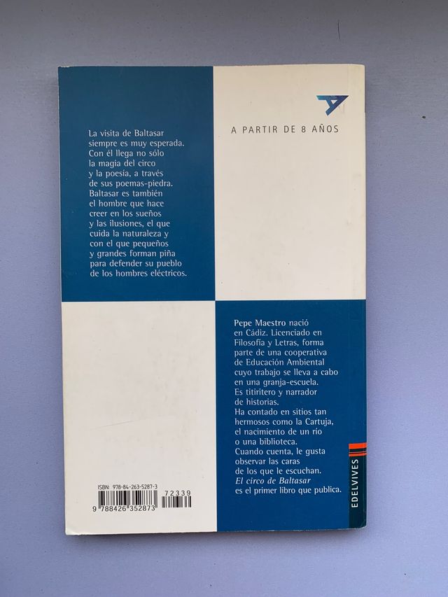 Libro El Circo de Baltasar Edelvives