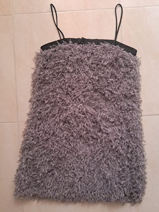 Vestido de plumas