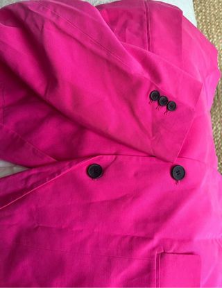 blazer rosa zara americana 