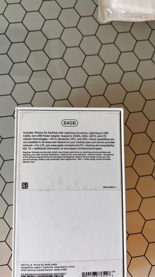 Caja iPhone XS Max 64Gb