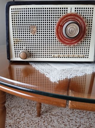 Radio antigua 5 Val Philips B1E82U  Vintag