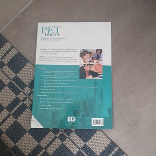 Libro nuevo PET buster, student's y teacher's book