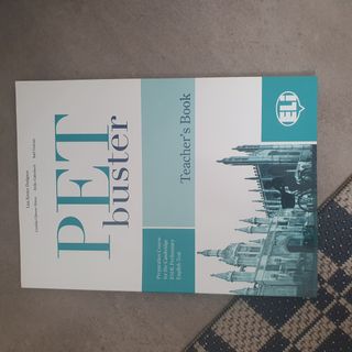 Libro nuevo PET buster, student's y teacher's book