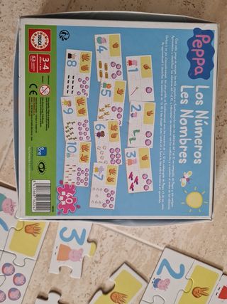 Juguete aprendo numero educativo puzzle