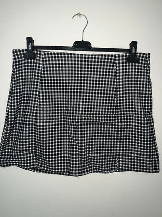 Falda de cuadros de vichy