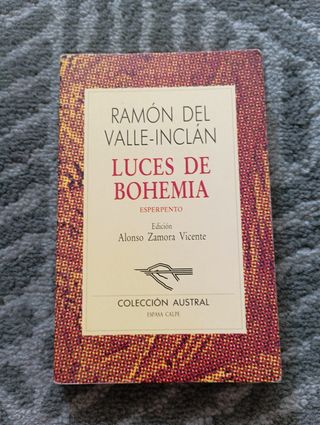 Luces de Bohemia libro