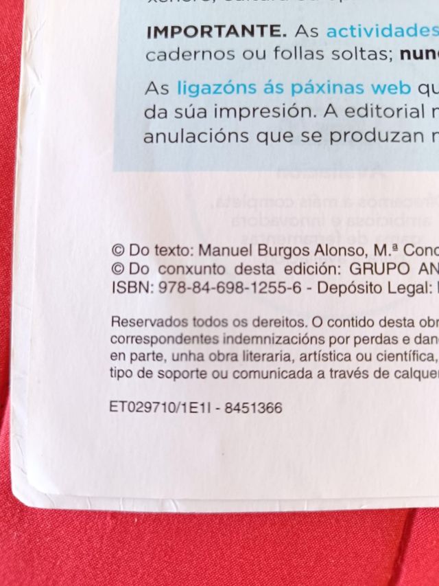 Xeografia e historia 4° ESO Anaya