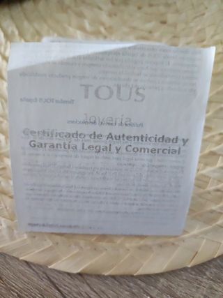 Pulsera y anillo Tous original